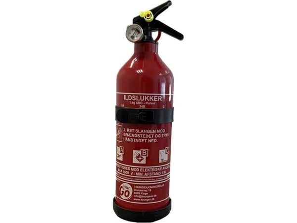 TourGO Brannslukningsapparat ABC Pulver - 1 kg.