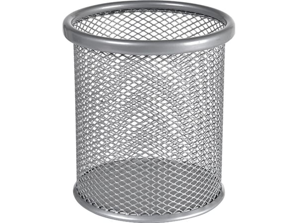 BNT - Penneholder - Metal - Sølv - Ø90mm - H100mm