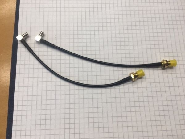 ALLNET AntennaPigtail SMA F ja TS9 15cm Pakkaus 2 kpl