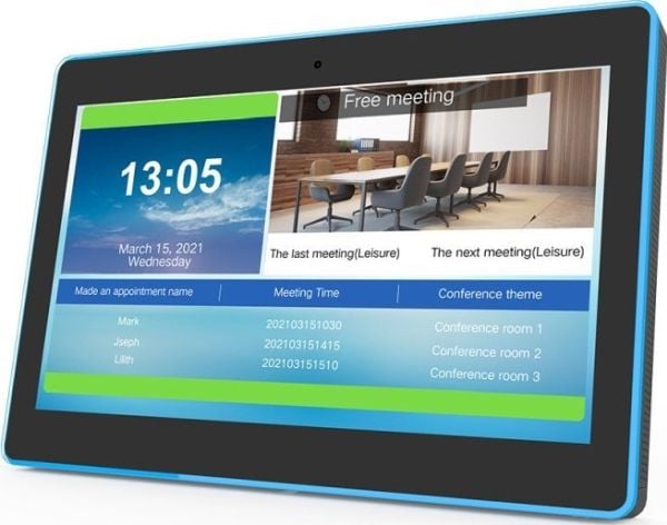 ALLNET Meetingraum RGB LED-tabletti 13 Zoll RK3288 Android 8.1/10 ja NFC/RFID