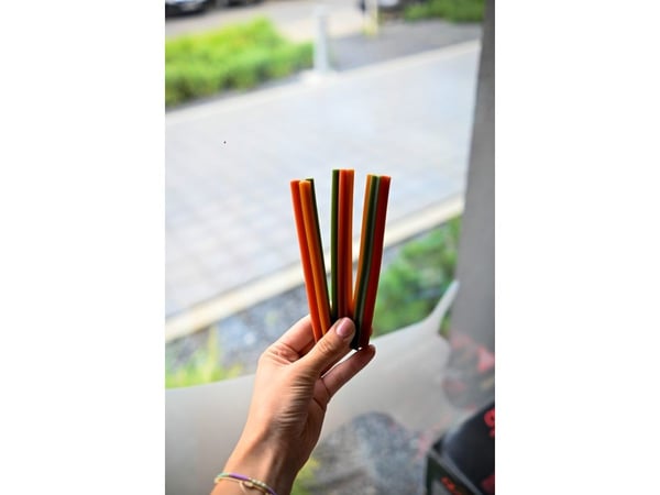 Duvo+ GARDEN BITES VEGAN TRIPLE STICKER "M" 15cm 36stk (dispaly inneholder 36stk x 3)