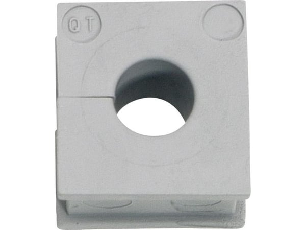 Icotek QT 8 Kaapelin läpivienti Puristimen halkaisija (max.) 9 mm Elastomeeri Harmaa 1 kpl