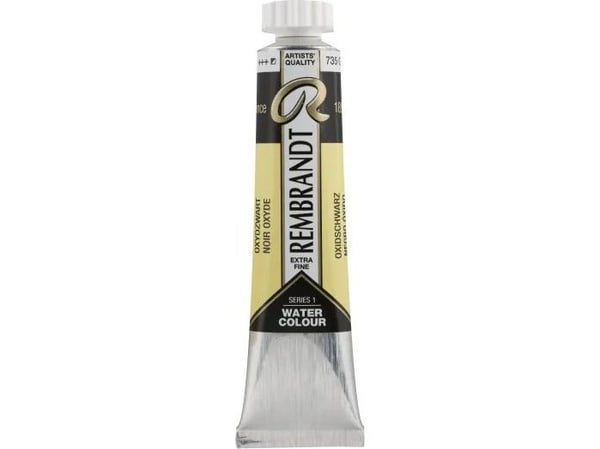 Rembrandt akvarellfarge tube Oxide Black 735