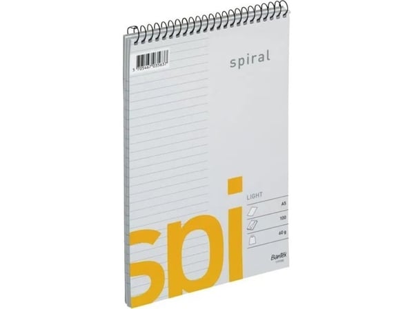 Bantex Light Spi spiraalilohko A5, lineaarinen