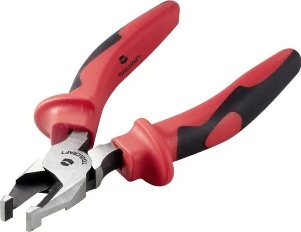 TOOLCRAFT TO-5137851 plattyper/verkstedtang multiverktøy inkl. kabelsakser 171 mm