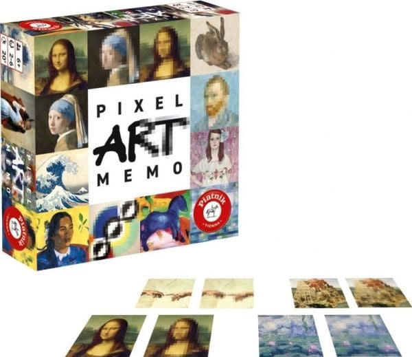 PIATNIK Memory treningsspill &ldquo;Pixel Art&ldquo;