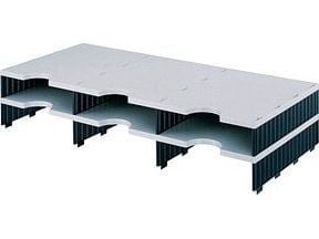 styro-laajennusmoduulit Trio styrodoc/268130298, harmaa/musta, 723x140x331mm