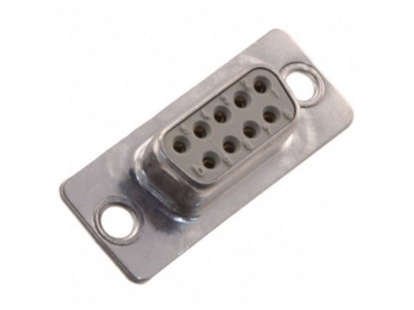 Harting D-SUB sokkellist 180°, poltall 9, loddehylse 09 67 009 4704 (09 67 009 4704) (1 stk.)