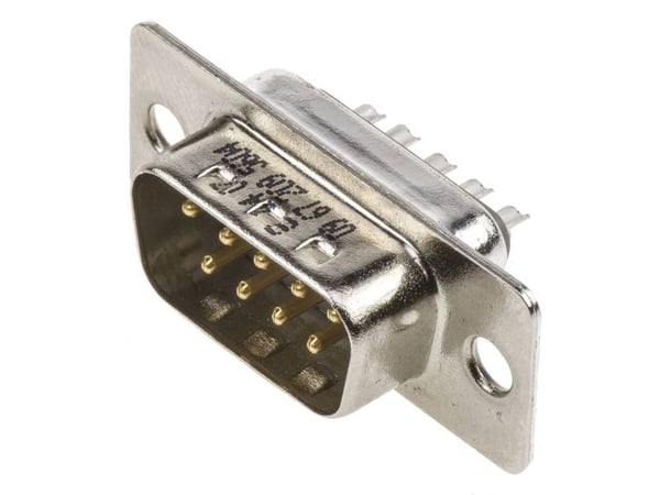 HARTING 09 67 209 5604 D-Sub stiftlist 180°, antall poler 9, loddekontakt, 1 stk (09 67 209 5604)