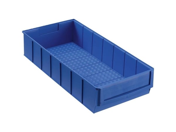 Allit 456550 Oppbevaringskasser (L x B x H) 400 x 185 x 81 mm Blå 1 stk