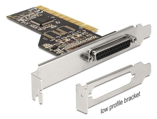 DeLock PCI-kort > 1 x Parallell - Parallelladapter - PCI - IEEE 1284 (89362)