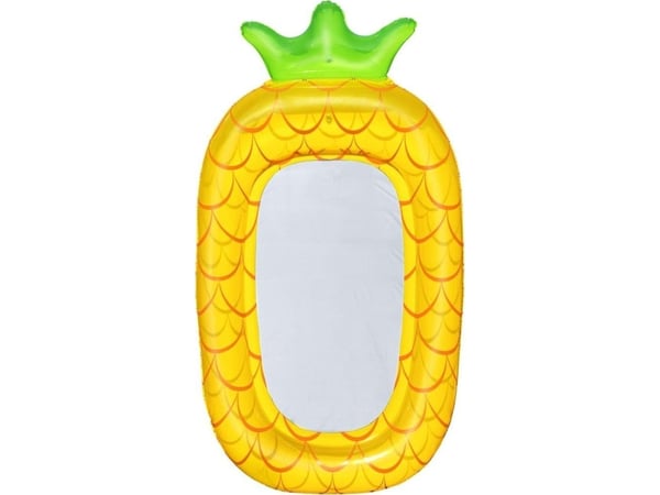 Bestway madrass för barn, ananas, nätbotten + reparationsset