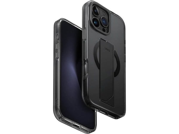 Uniq Heldro Max, Mobilskal, Apple, iPhone 16 Pro Max, 17,5 cm (6.9"), Svart
