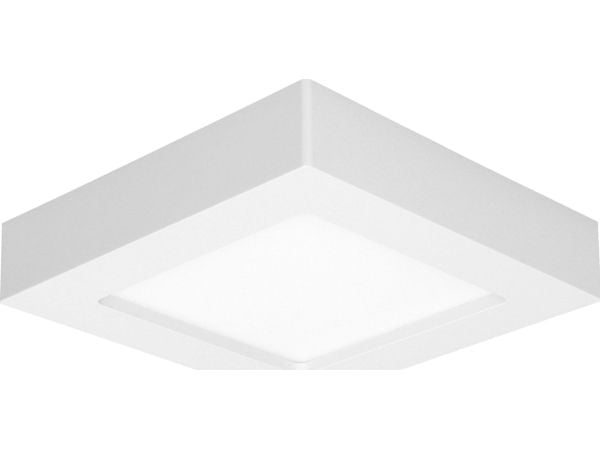 Orno LETI LED 12W downlight, infälld, fyrkantig, 800 lm, 3000K, vit, inbyggd LED-försörjning