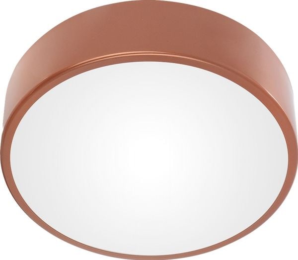 Orno OVO LED-taklampe, 43W, 4000K, 4750lm, kobberstål, glassskjerm, IP20, ? 400
