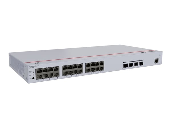 Huawei eKitEngine S220 Series S220-24P4X - Switch - Styrt - 24 x 10/100/1000 (PoE+) + 4 x 10Gb Ethernet SFP+ - front til side luftstrøm - rackmonte...