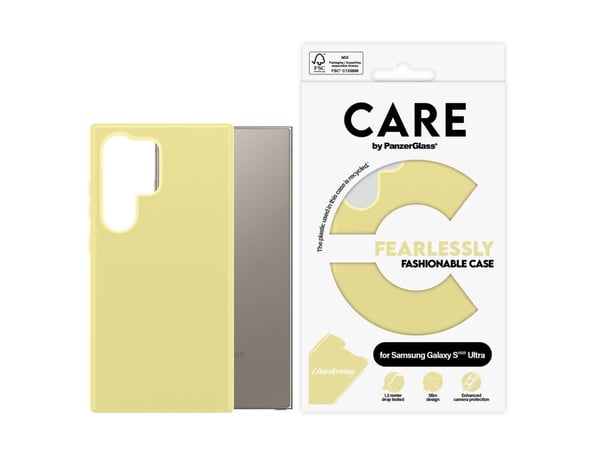 CARE by PanzerGlass - Bakdeksel til mobiltelefon - termoplastisk polyuretan (TPU) - chardonnay