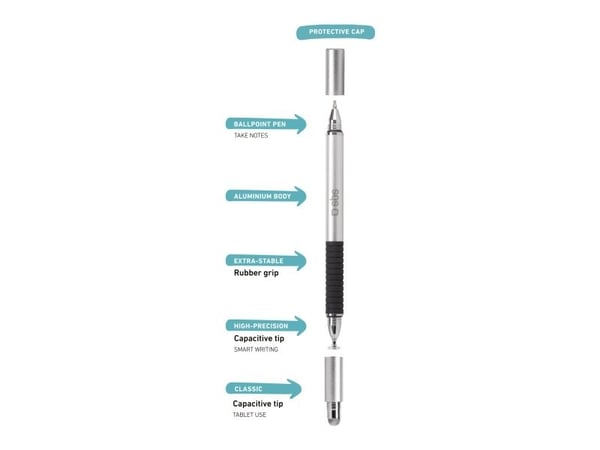 SBS TTTATTOPROTRIO, Mobiltelefon/smarttelefon, Universell, Sort, Sølv, Aluminium