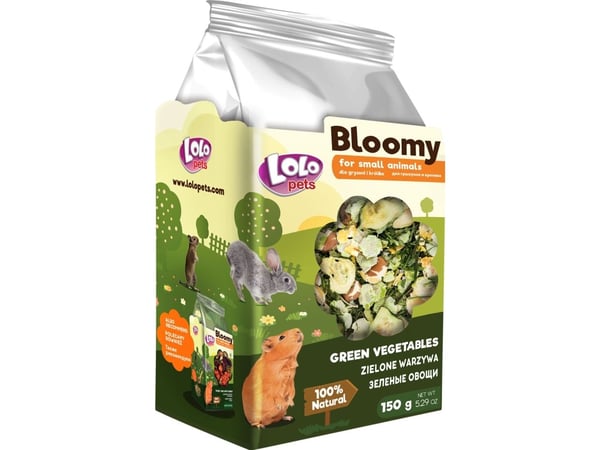 Usorteret Bloomy vegetables for rodents and rabbits 150g