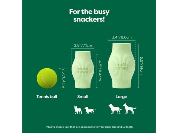 Earth Rated Treat gummileketøy liten