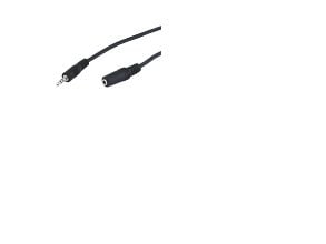 Goobay 50090, 3.5mm, Hankjønn, 3.5mm, Hunkjønn, 5 m, Sort