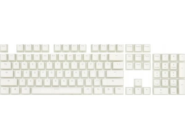Redragon A130 PBT Doubleshot Keycaps (A130 White)