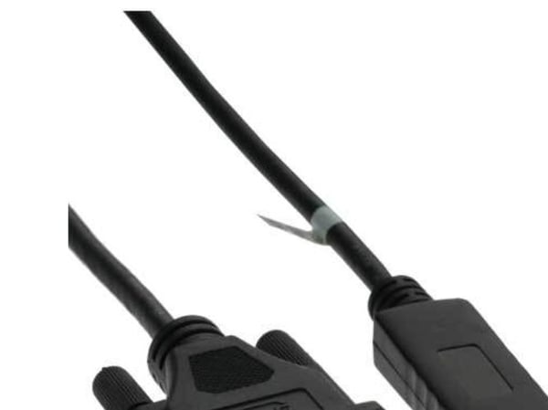 InLine - DisplayPort-sovitin - DisplayPort (M) - DVI-D (M) - 1 m - Schwarz (17111)