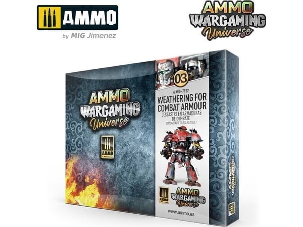Vallejo Ammo: Wargaming Universe 03 - Weathering for Combat Armour - væring til kamprustning