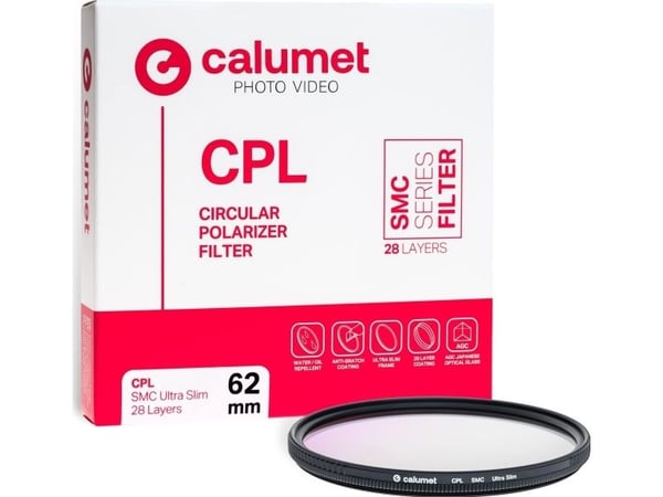 Calumet Calumet Filter CPL SMC 62mm Ultra Slim 28 Layers