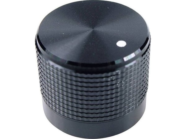 Cliff FC7225 FC7225 Pyörivä nuppi kärjellä Musta (Ø x K) 20 mm x 17 mm 1 kpl