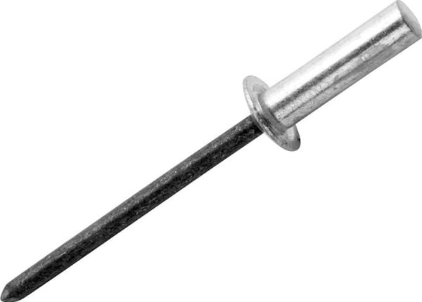 Rapid 5000399, Blindnagle, Aluminium, Aluminium, Sort, RP10 , RP40 Multi, RP60 Multi, RP100 Multi, RP150 Multi, 3,2 mm, 8 mm