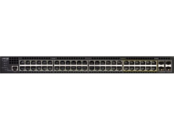 LANCOM GS-3652XUP - Switch - Styrt - 12 x 100/1000/2.5G (PoE++) + 36 x 10/100/1000 (PoE+) + 4 x 1 Gigabit / 10 Gigabit SFP+ - stasjonær, rackmonter...