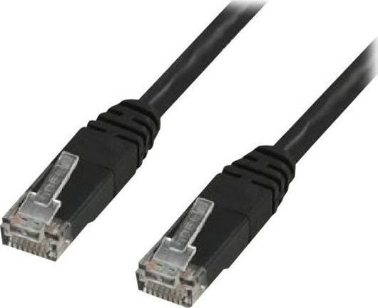 X-Shield - Koppeledning - RJ-45 (hann) til RJ-45 (hann) - 2 m - UTP - CAT 6 - halogenfri, formet - svart