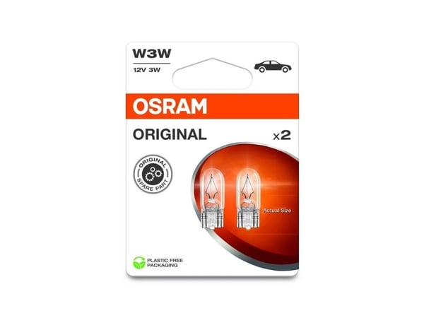 Osram Automotive 4062172395847 Signal lyskilde Standard W3W 3 W 12 V