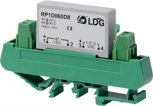 CARLO GAVAZZI Solid-state rele piirilevylle asennettuna, 1-vaiheinen ZS/IO Tyyppi RP1A, RP1B, sis. pistorasian DIN-kiskolle