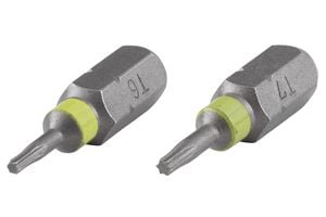 wolfcraft GmbH 4006885249103, 2 styck, Torx Plus, T6, T7, 25 mm, 25,4 / 4 mm (1 / 4")
