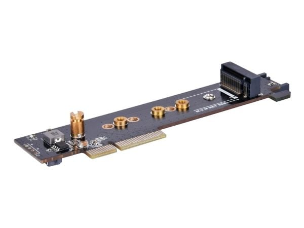 Silverstone SST-ECM28 M.2/SATA-sovitinkortti, PCIe 4.0, 1x M-Key, 1x SATA