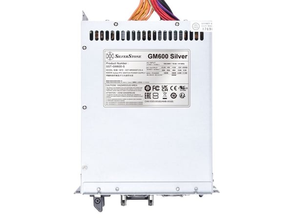 SilverStone SST-GM600-S redundant serverstrømforsyning - 2x 600 watt