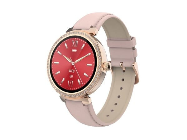 DENVER SWC-342 - Smartklokke med stropp - rose - display 1.2" - Bluetooth