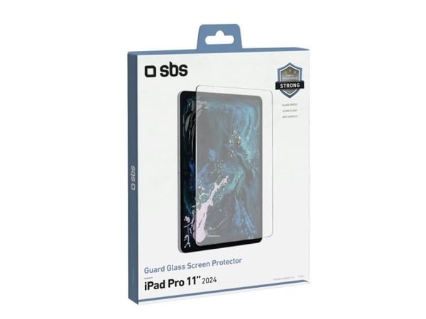 SBS TASCRGLIPADPRO1124, Klar skjermbeskytter, 27,9 cm (11"), Glass, Silikon, 40 g, 1 stk.