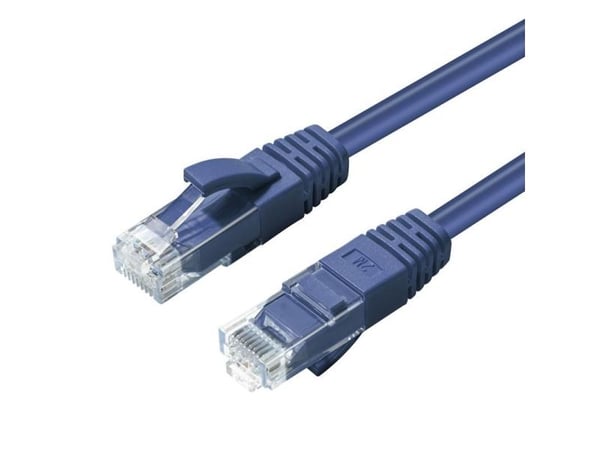 MicroConnect - Koblingskabel - RJ-45 (hann) til RJ-45 (hann) - 30 cm - 5 mm - UTP - CAT 6a - halogenfri, innendørs, formstøpt, rund, uten hindringe...