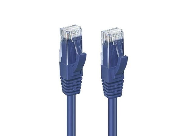 MicroConnect - Koblingskabel - RJ-45 (hann) til RJ-45 (hann) - 30 cm - 5 mm - UTP - CAT 6a - halogenfri, innendørs, formstøpt, rund, uten hindringe...