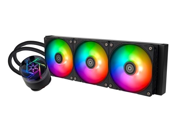 Silverstone NovaPeak 360 ARGB, Væskekjølesett, 12 cm, 500 RPM, 2200 RPM, Svart