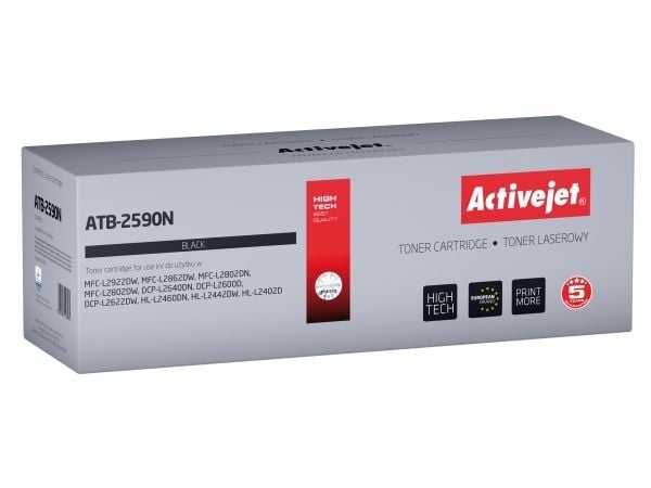 Activejet ATB-2590N, 1200 sivua, musta, 1 kpl