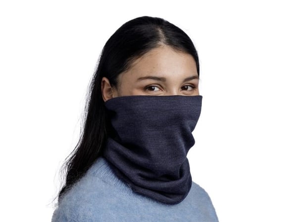 Buff 113018.785.10.00, Collar neckwear, Adult, Unisex, Blue, Wool, Monochromatic