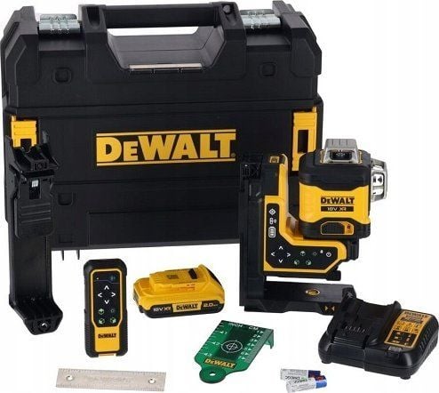 DeWALT DCLE34035D1-QW, 80 m, 3 mm/m, 3°, 100 m, Vihreä, 360°