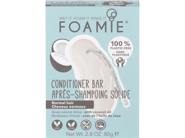 Foamie Shake Your Coconuts balsambar for hår 80 g, unisex