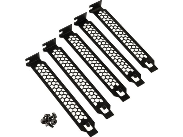 Kolink PCI-spalteplate - 5 stk., svart