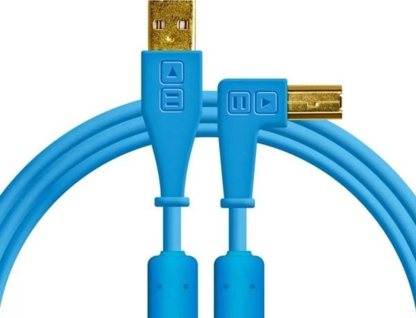 DJ TECHTOOLS Chroma Cable USB - USB-kabel, blå - 1,5 m