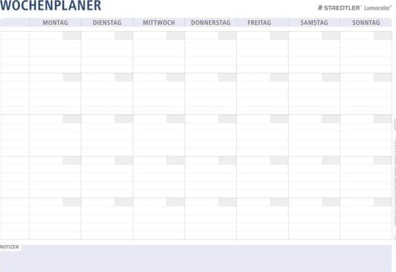 STAEDTLER årsplanlegger Lumocolor ukeplanlegger 2024 A1-format